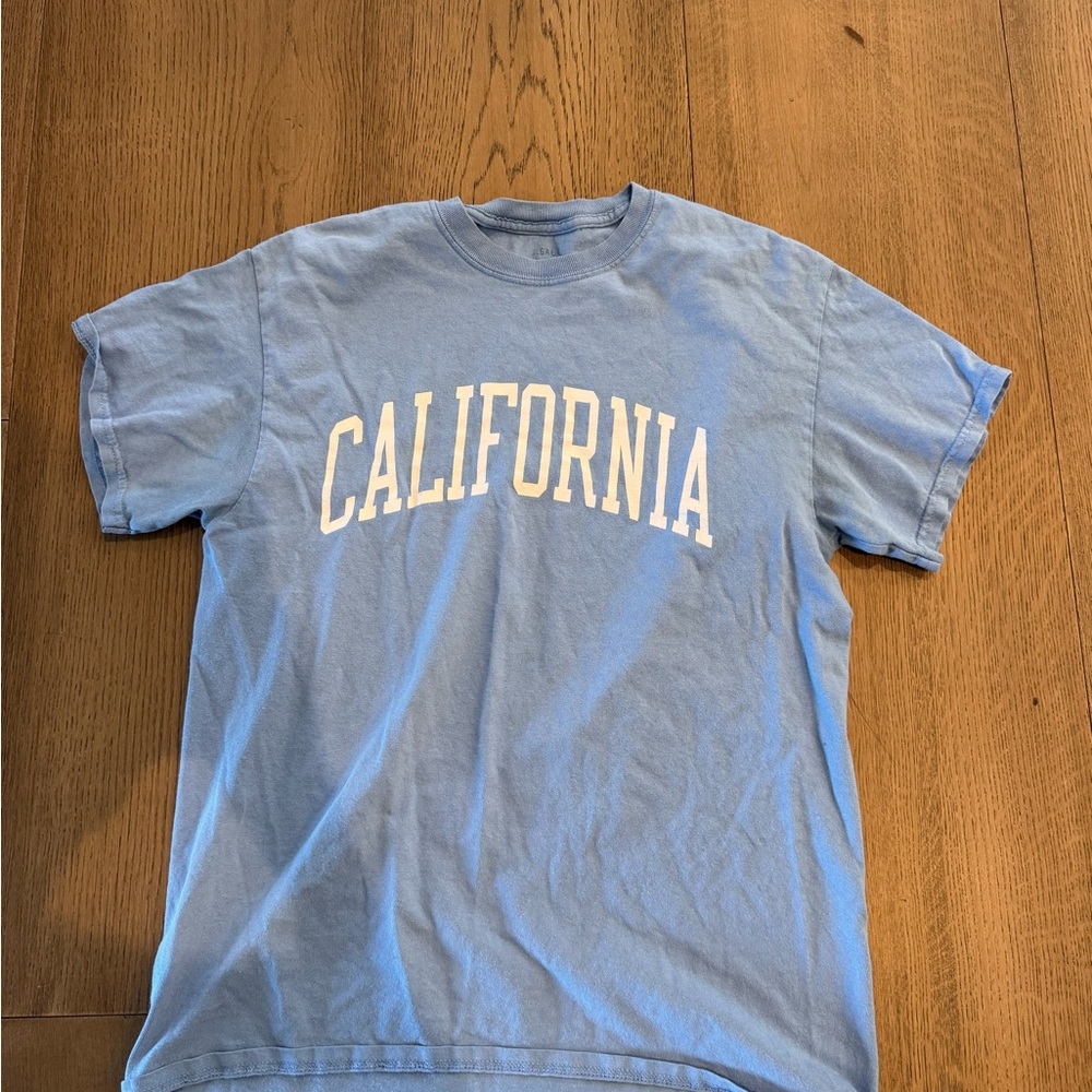 Brandy Melville Light Blue California Tee
